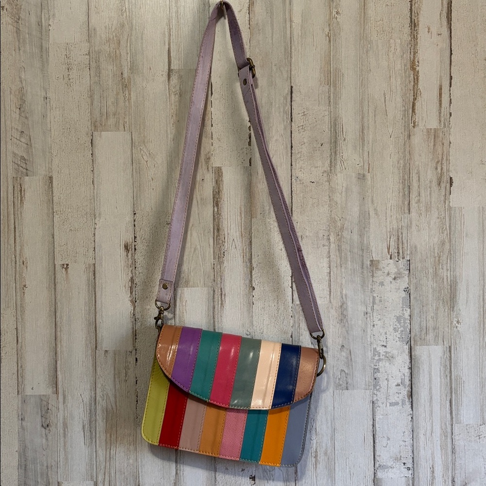 Colorful Striped Women's Bag - Picture 3 of 6